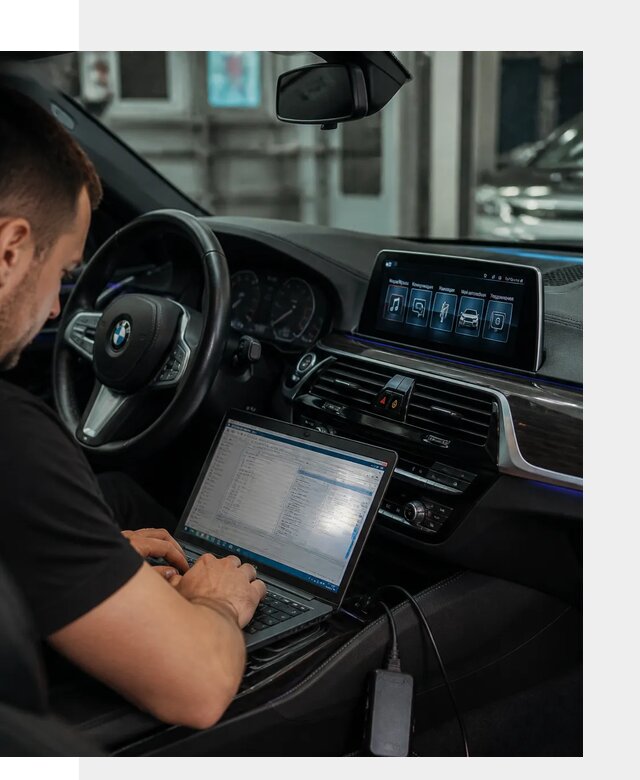Русификация мультимедиа BMW для авто под ключ в Усинске
