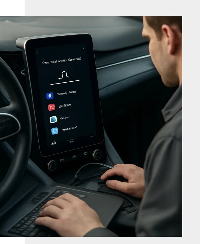 Установка приложений Lynk Co на автомобиль в Усинске
